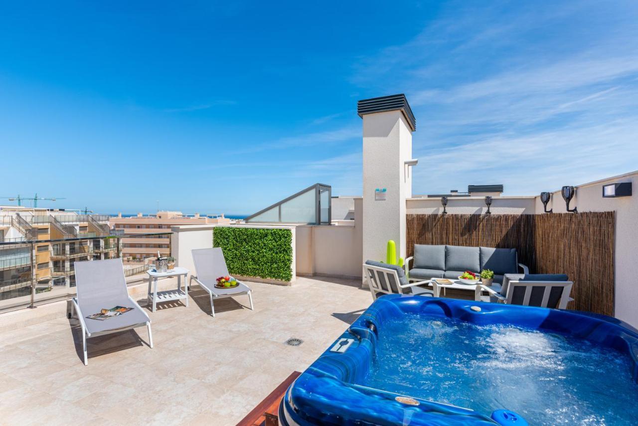 La Zenia Cocoon - Luxury Penthouse With Jacuzzi, 2 Pools, Indoor Heated Pool, Sauna, Gym, Playstation Appartement Dehesa de Campoamor  Buitenkant foto